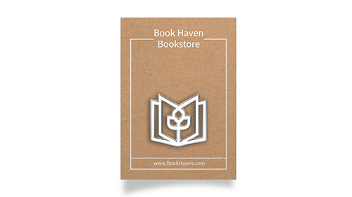 Notebook cover showing 'Book Haven Bookstore'